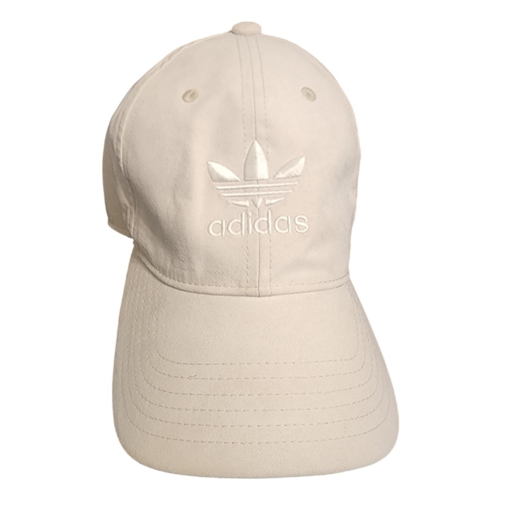 Adidas Originals Trefoil Baseball Cap Cream Off White Adjustable Strapback Hat